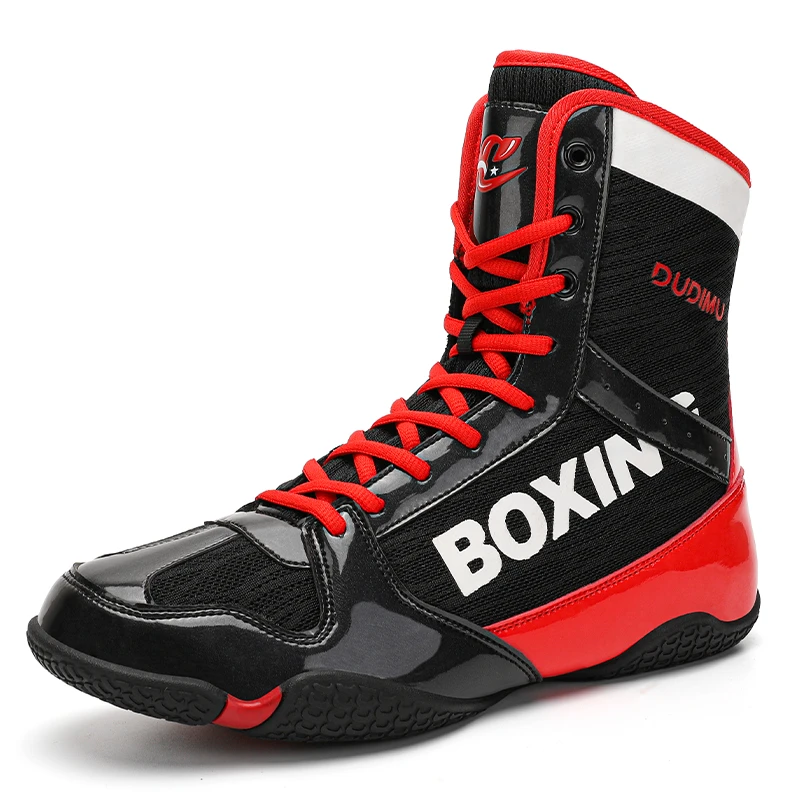 Zapatos de boxeo transpirables para hombre y mujer, zapatillas lucha antideslizantes, botas de entrenamiento resistentes al desgaste, novedad de 2022| | - AliExpress