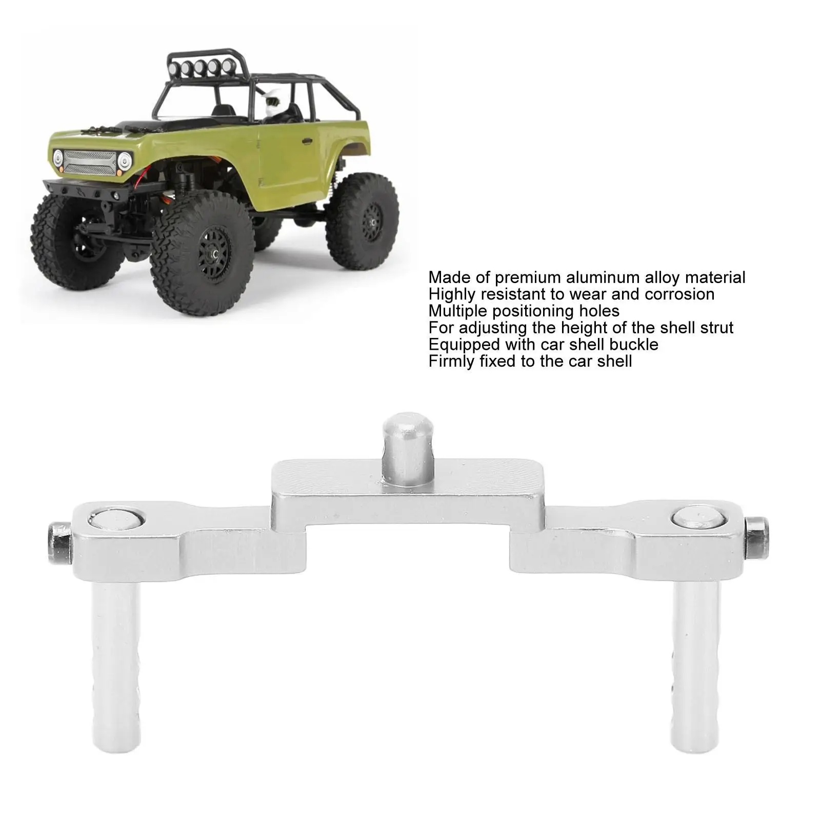 Adjustable RC Car Shell Mount with Multiple Positioning Holes for 1 /24 Scale RC Vehicles