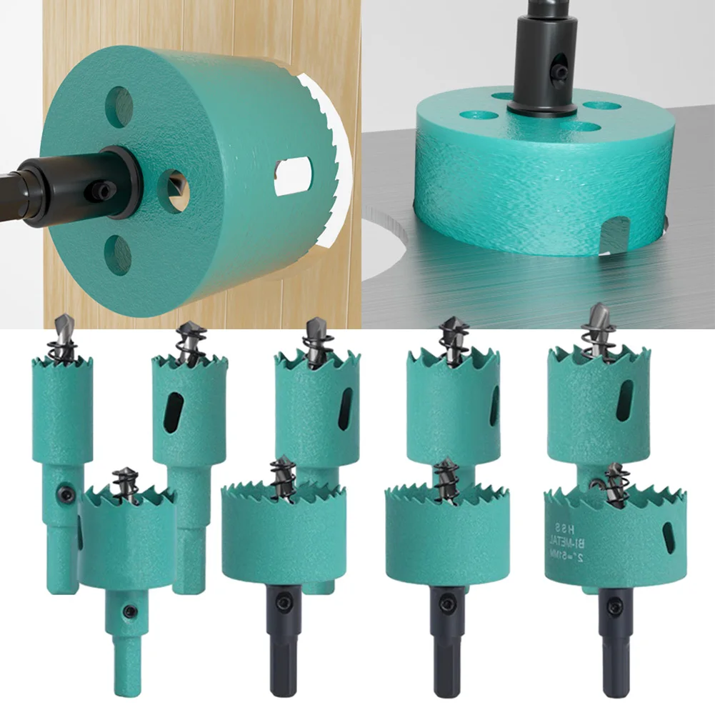 

Bimetal Wood Hole Saw Drill Bit HSS M42 Steel Hole Saw For Downlight Plasterboard Opening 16/18/20/22/25/28/30/35/38/45/50mm