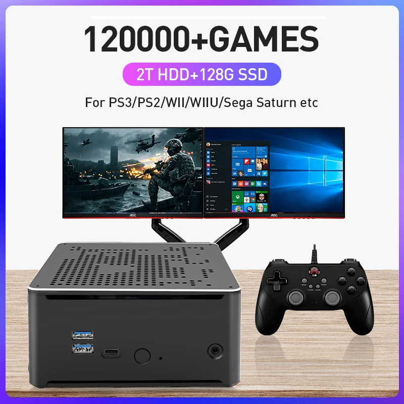 KINHANK Video Spiel Konsole Super Konsole X Mini PC BOX Win 10 + 