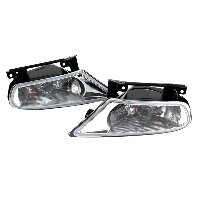 

Pair Chrome Fog Lamps Driving Light Kit With Wire Switch Relay For Honda Odyssey 2005 2006 2007 Accessories