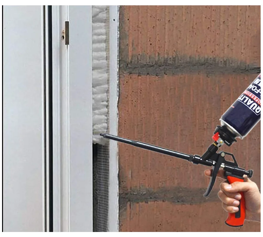 Foam Expanding Spray Gun Foaming Jet Glue Gun Metal Polyurethane Trigger Sprayer Pump Sealant Caulking Tool for House Renovation 5