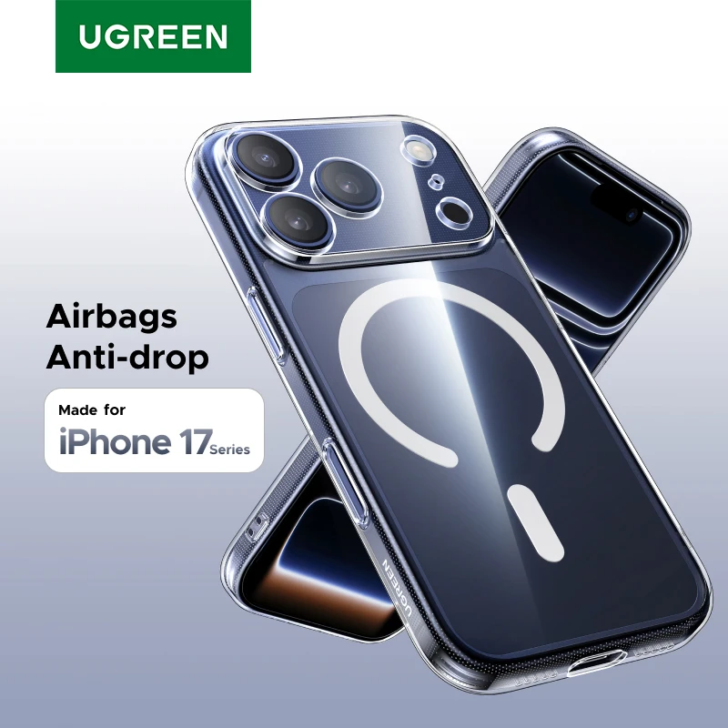 Coque Magnétique Métal Sans Cadre Pour IPhone 14/15/16/17 Pro Max – Support Aimanté
