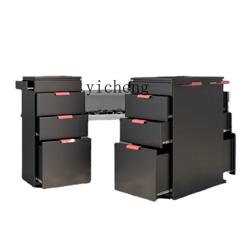 

Zk Barber Shop Tool Cabinet Hairdressing Tool Table Storage Rack Drawer Cabinet