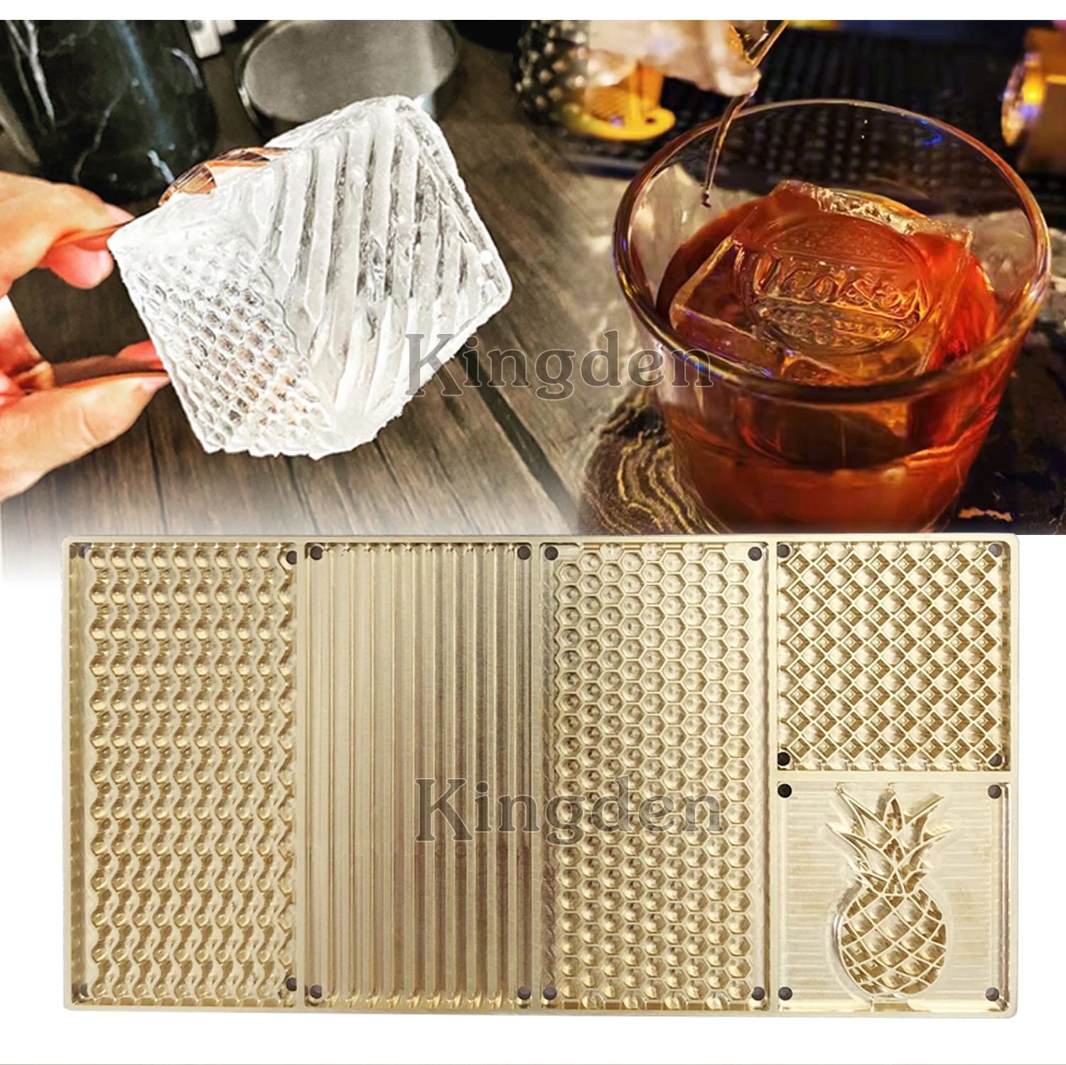 Ice Cube Honey Ice Stamp Cocktail Ice Mold