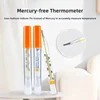Mercury Free Non-toxic Household Clinical Glass Thermometer Celsius Accuracy  Large Screen Body Temperature Fever Indicator 1