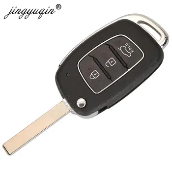 Keyforkess Shell chiave a distanza per auto a vibrazione orizzontale per Hyundai Solaris Creta Ix25 Kona Tucson Sonata I40 Elantra Ix35 I20 Ix45 2019 - Jingyuqin Shell chiave a distanza per auto a vibrazione orizzontale per Hyundai Solaris Creta Ix25