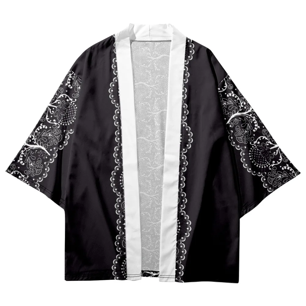 

Japanese Kimono Robe Taoist Vintage Style Men Cardigan Shirts Summer Casual Loose Home Bathrobe Yukata Underwear Clothing