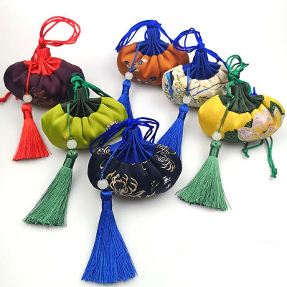 

spike Ancient Style Brocade Dragon Boat Festival Chinese Gift Portable Empty Bag Hanfu Accessories Embroidery Sachet Pendant