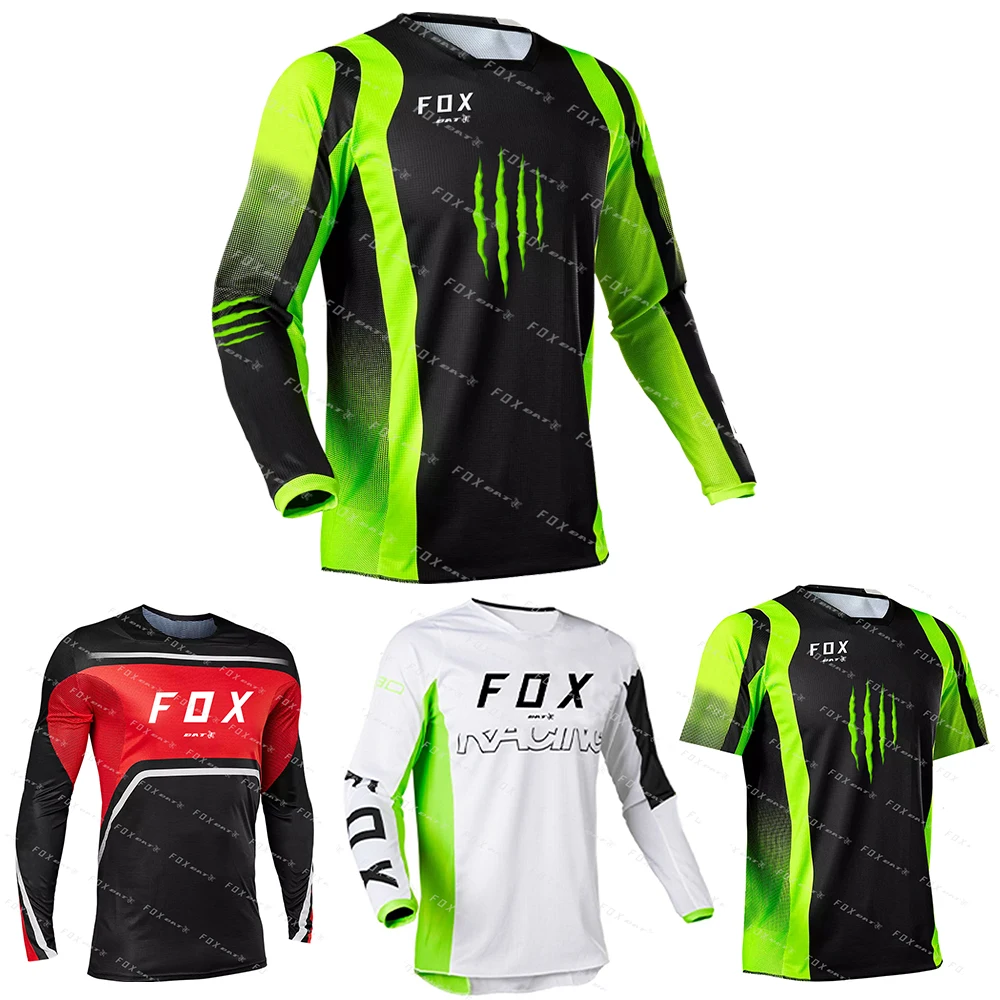 

Mtb Bat Fox Motorbike Downhill Jerseys For Mountain Biking Teams Motocross Motorcycles Breathable Quick Drying T Cycling Jersey