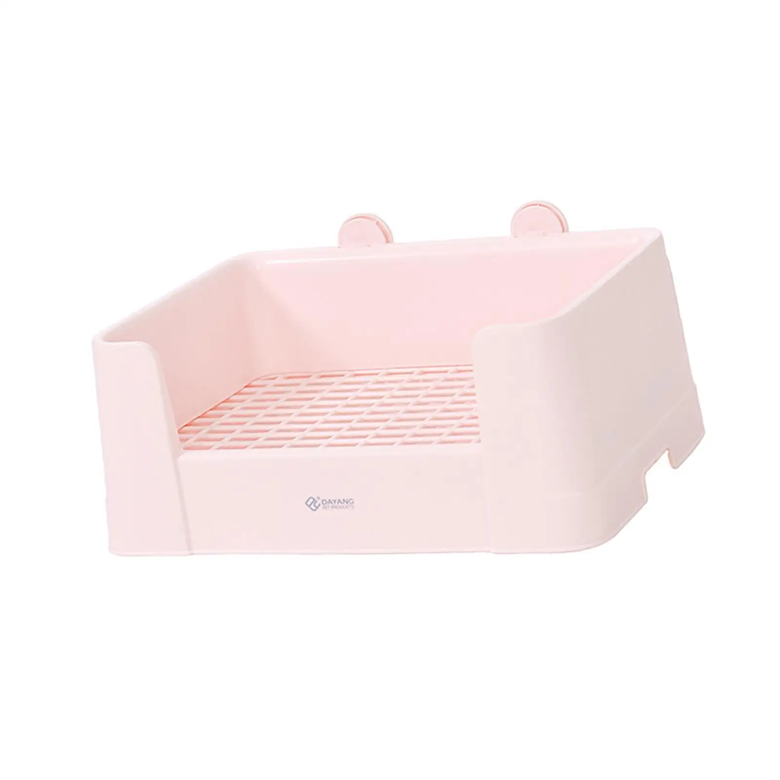Rabbit Pad Holder Cute Easy to Clean Anti Splashing Litter Tray Potty Trainning Pet Bedpan for Bedroom Home Office Rabbit Bunny