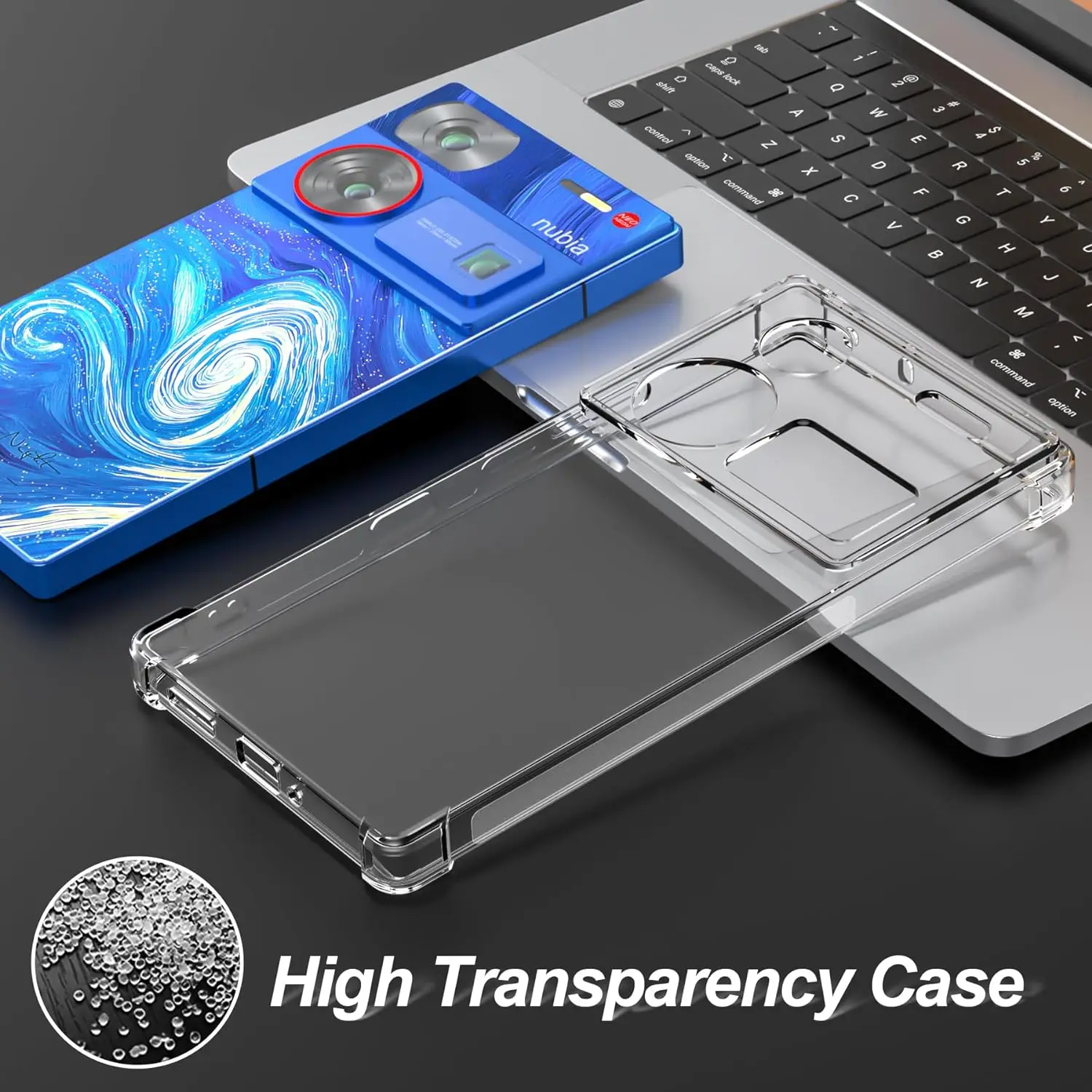 충격 방지 소프트 TPU 후면 커버 케이스, 강화 코너, ZTE nubia Z60 Ultra Z60 Ultra