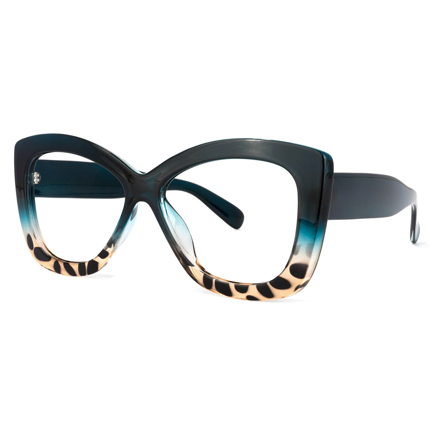 Zeelool Stylish Tr90 Butterfly Blue Light Blocking Glasses Oversized