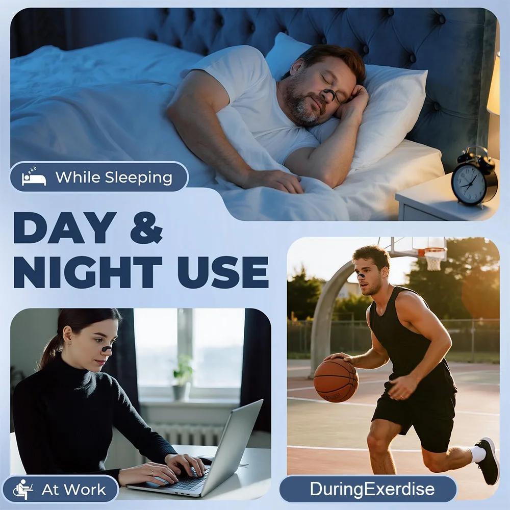 Nasal Dilator Sleep Nasal Breathing Dilators Starter Kit Nose Breathe Strips Magnetic Nasal Strips Reduce Snoring Increase Air