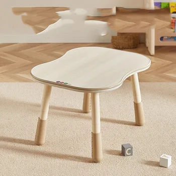 유아용 테이블 어린이 책상, 학생 소형 가구, 어린이 방 테이블, 높이 조절 가능 메사스, 유아 아기