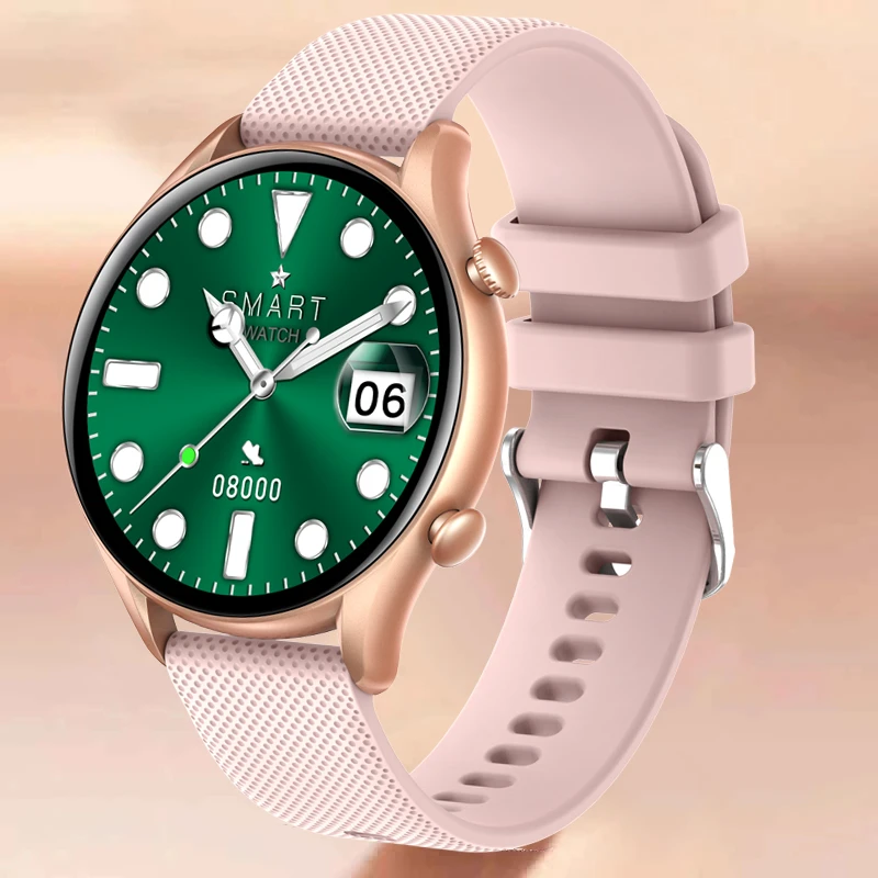 2022 Bluetooth Call Smart watch Women 360*360 HD Pixels custom page Sport Fitness Tracker Bracelet Waterproof Smartwatch Ladies