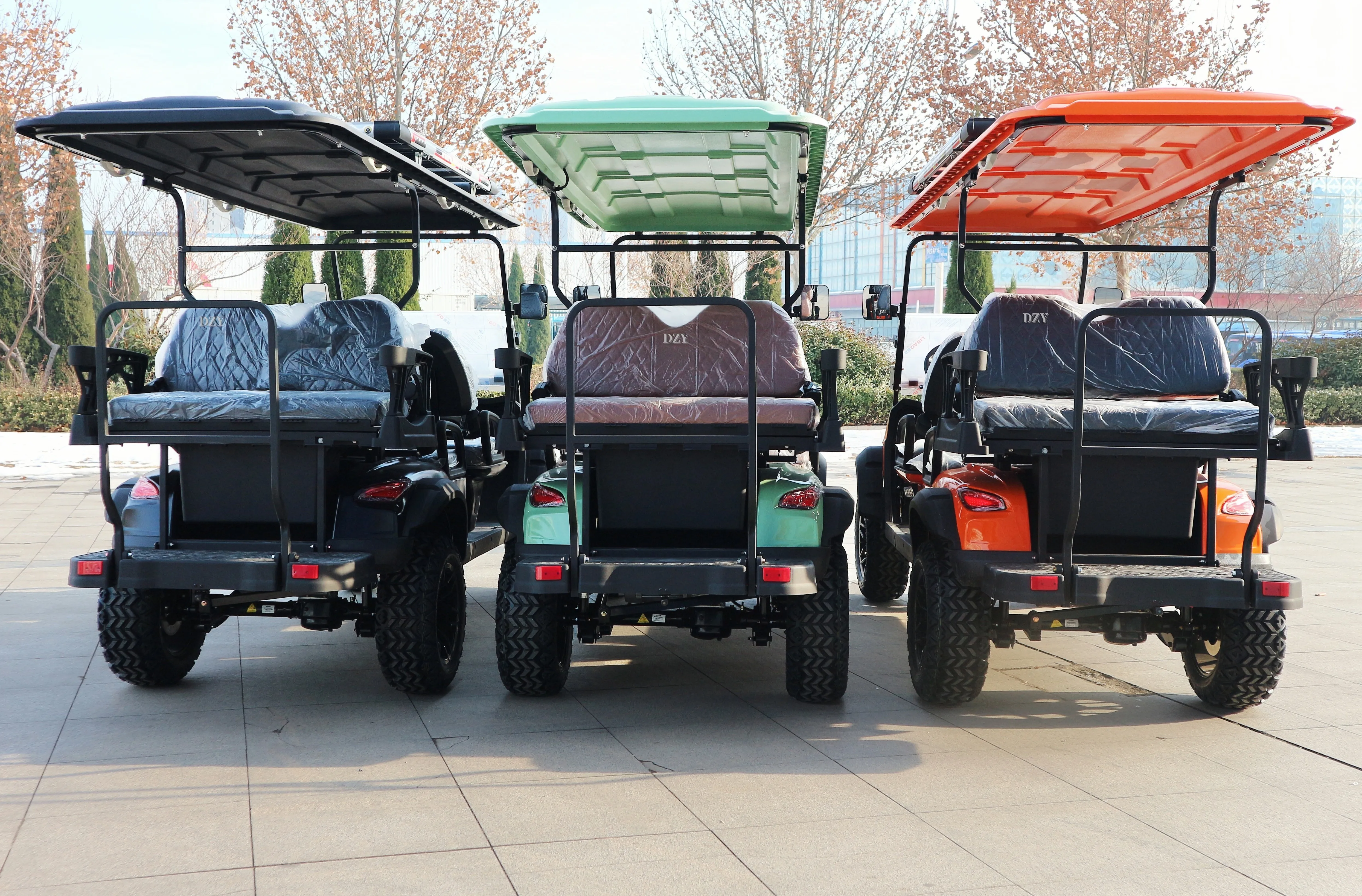 Modern Fashion New Factory 6-seater Club Car Electric Golf Off road Vehicle Hunting Vehicle Price Cheap
