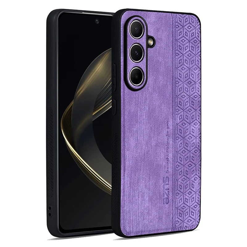 Shockproof Leather Back Cover with Skin Feel