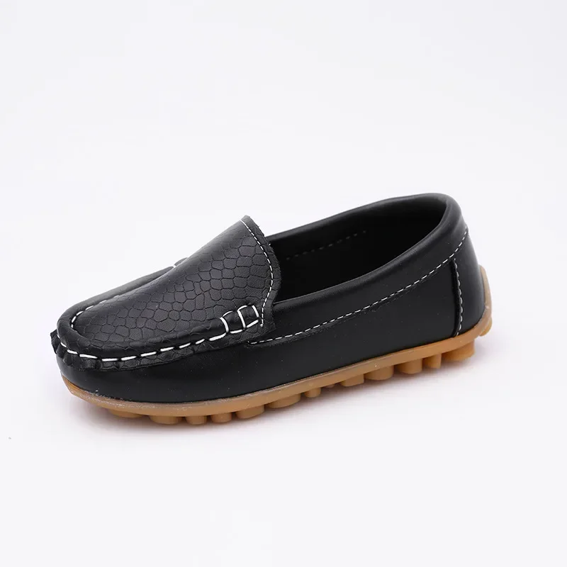 Children Casual Shoes PU Leather Color Korean Styles Boys Girls Shoes Soft Comfortable Loafers Slip On Kids kids shoes