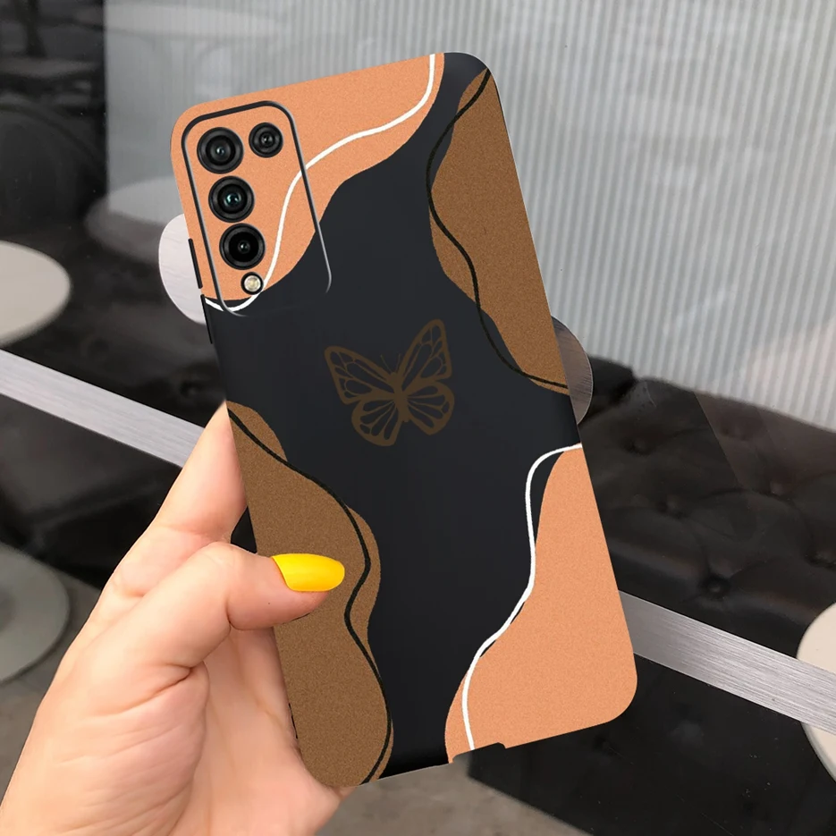 Luxury Art Painted Soft TPU Phone Case - Elegant Back Cover Capa