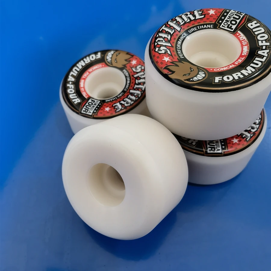 58MM spitfire skateboard wheel full conical shape 99D 101D pu polyurethane skate wheel skateboard wheel