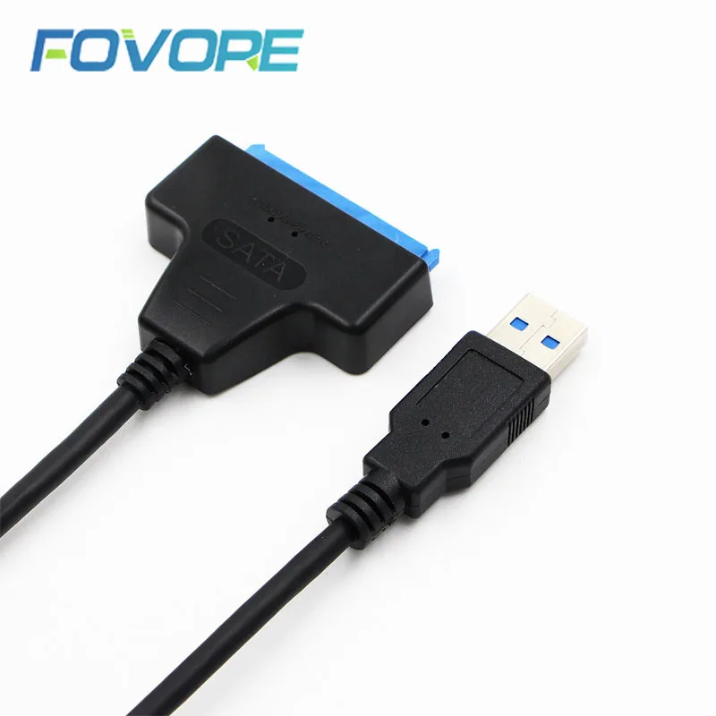 Adapter SATA III USB 3.0 Cable External Hard Drive USB to Serial ATA 22pin Converter Hard Disk W/ UASP for 2.5" HDD/SSD ssd adapter card pcie usb adapter card