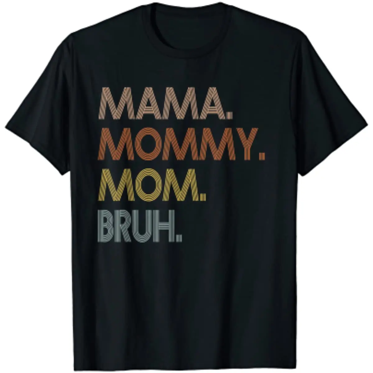 

Mama Mommy Mom Bruh Mommy and Me Mom Tee for Women T-Shirt Casual Cotton Daily Four Seasons Tees T Shirts Mothers Day