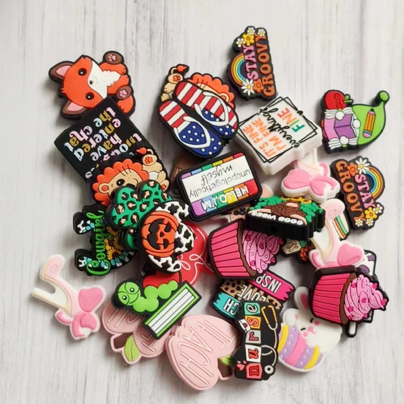 Mixed Wholesale Baby Silicone Focal Beads BPA Free Cartoon Teether Beads Newborn Chew Toy DIY Pacifier Chain Jewelry Accessories