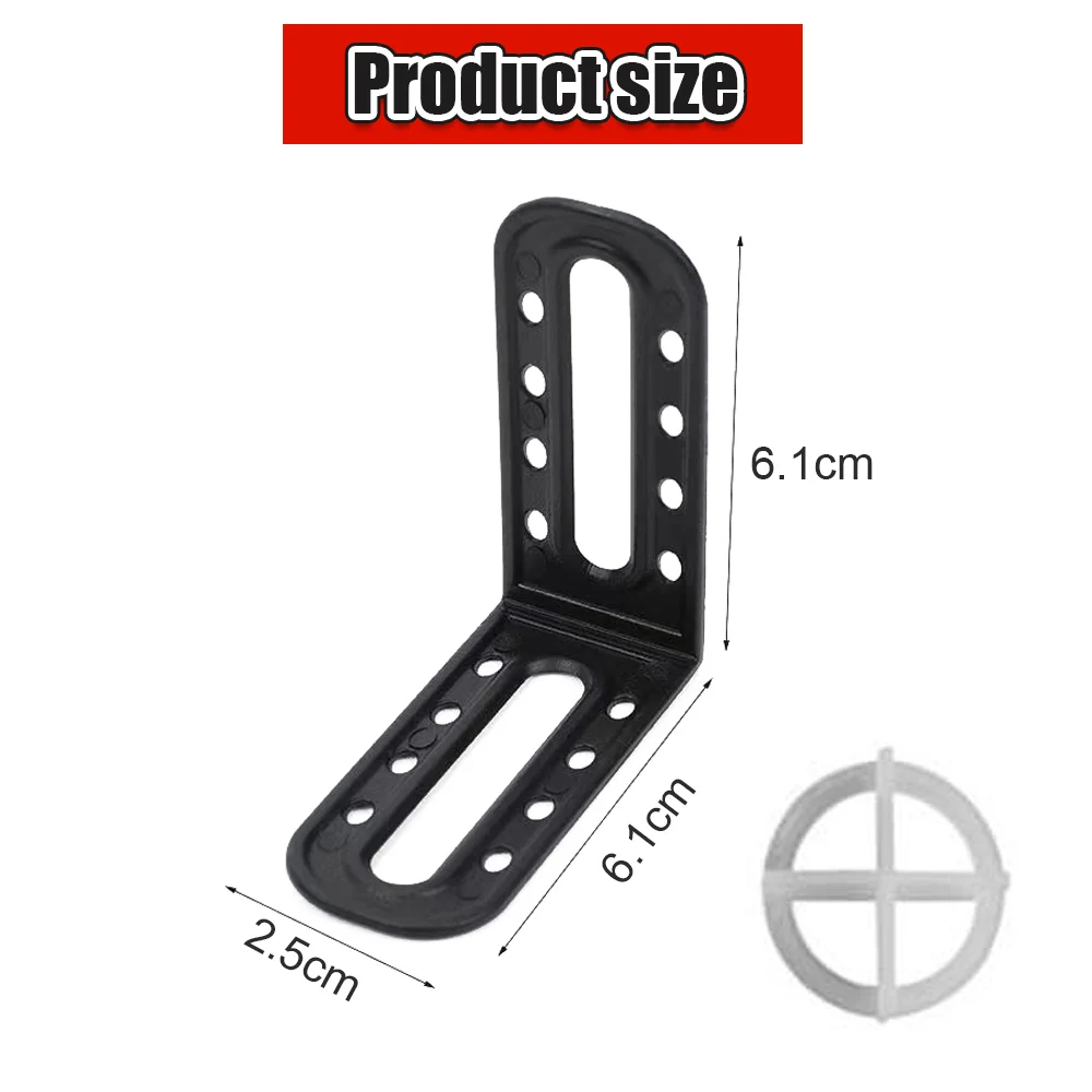 25/50Pcs Tile Leveling System Angle Leveling Can Be Used with Tile Gasket for Positioning The Seam Construction Tool tile spacers tile leveling clips tile leveling tools