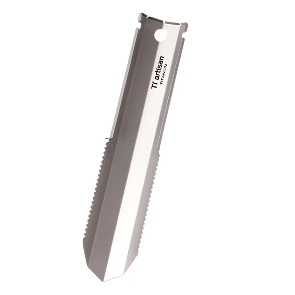 

Part Shovel Titanium Trowel Useful Camping Corrosion-resistant Curved Design Functional Garden Hand Lightweight
