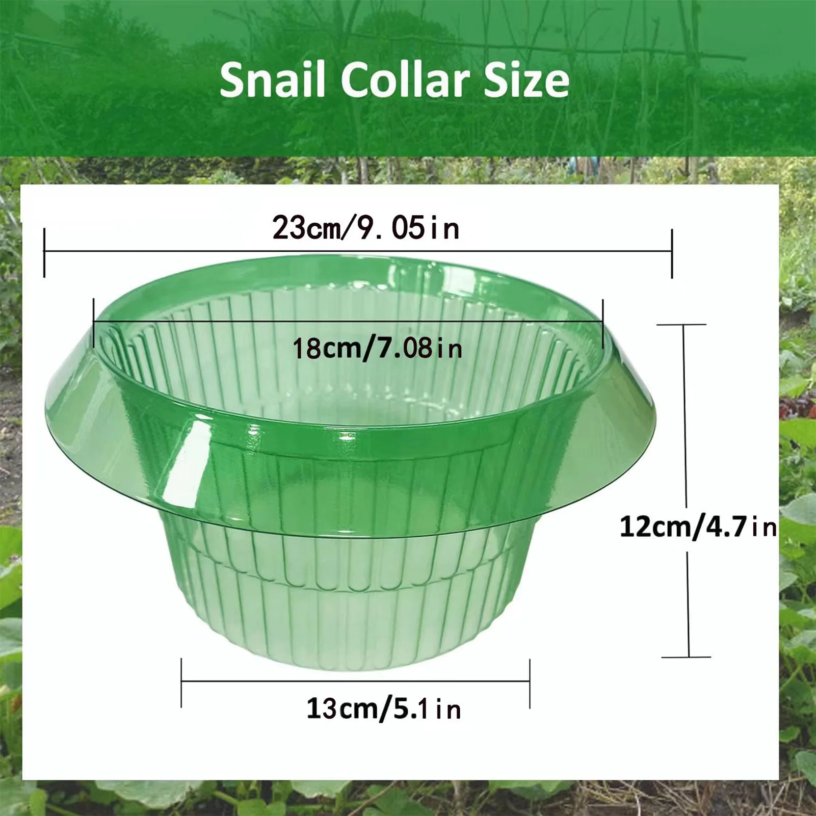 Garden Cloche Snail Collar Reusable Slug Flower Pot Guard Protectors Protects Plants From Animal Eating 1pcs/5pcs/10pcs/20pcs