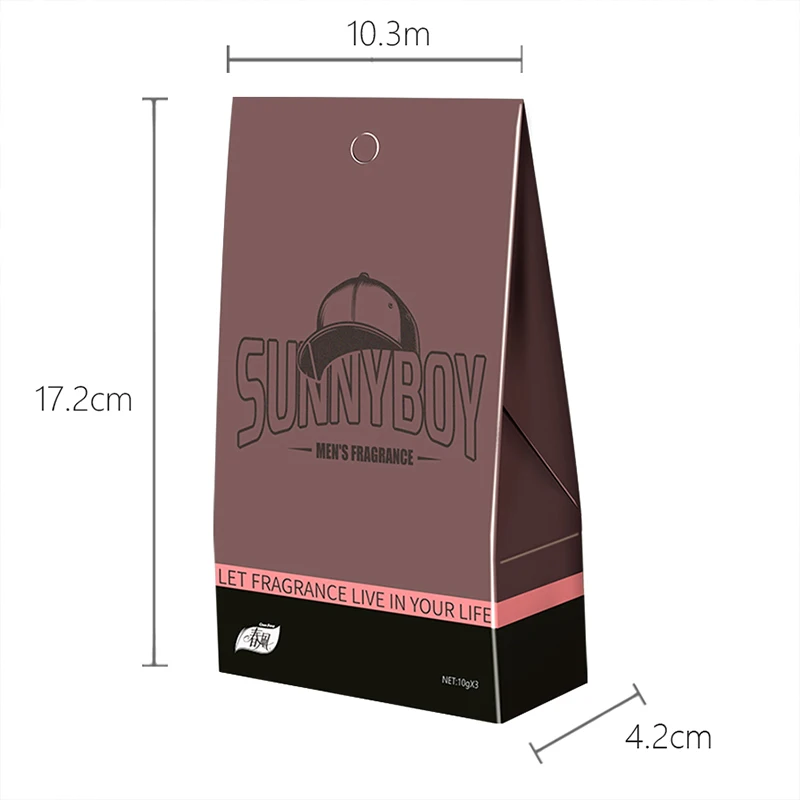 men Hangable Fragrant Fragrances Spices Bags Wardrobe Sachets Deodorizing Paper Aromatherapy Bag Home Cabinet Air Fresheners