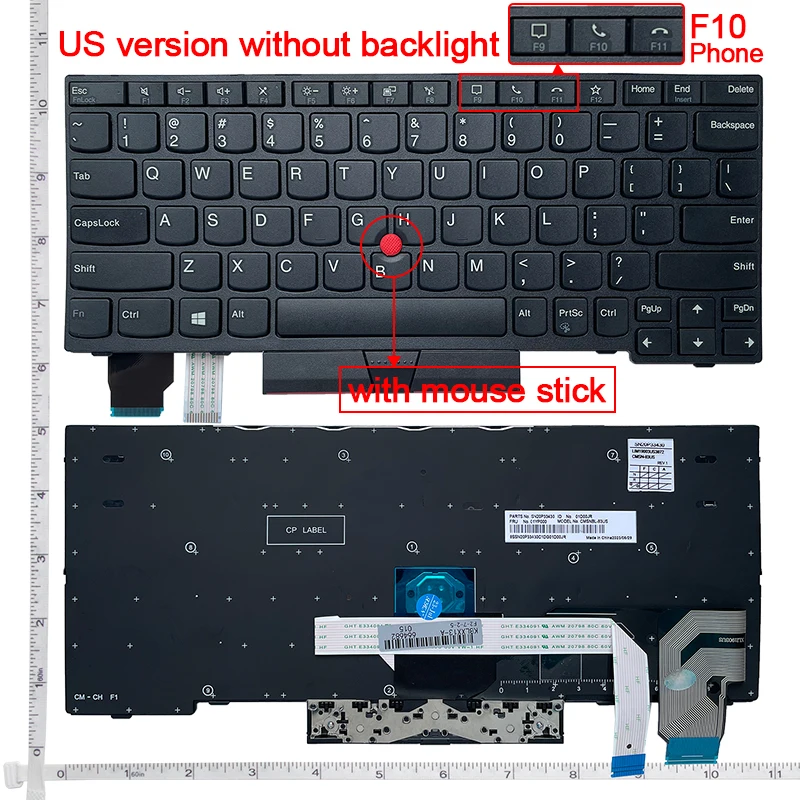 US NEW Keyboard For Lenovo IBM Thinkpad X13 Gen1/X13 Gen3/L13 Gen2/L13 Gen3/L13 Yoga Gen 2 English Laptop