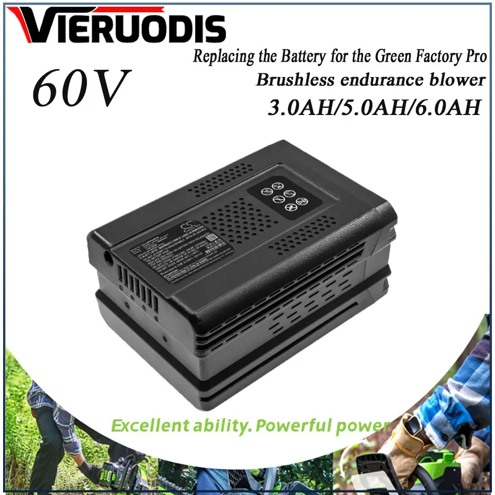 

For Greenworks 24V 40V 60V 80V 82V BLF442 CSC404 CSF401/405 82CS27 82CS34 82BH22 82BD250 Power Tool Battery