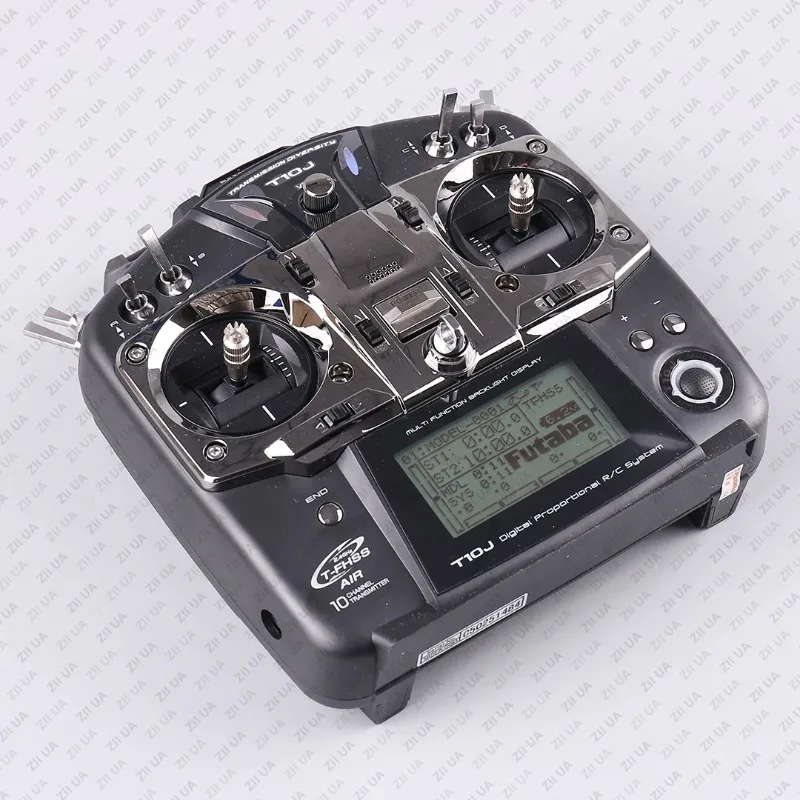 T10J 10-Channel 2.4GHz RC Transmitter Controller Set with 8CH Receiver, T-FHSS Protocol, Compatible with RC Helicopter Drone thumbnail 3