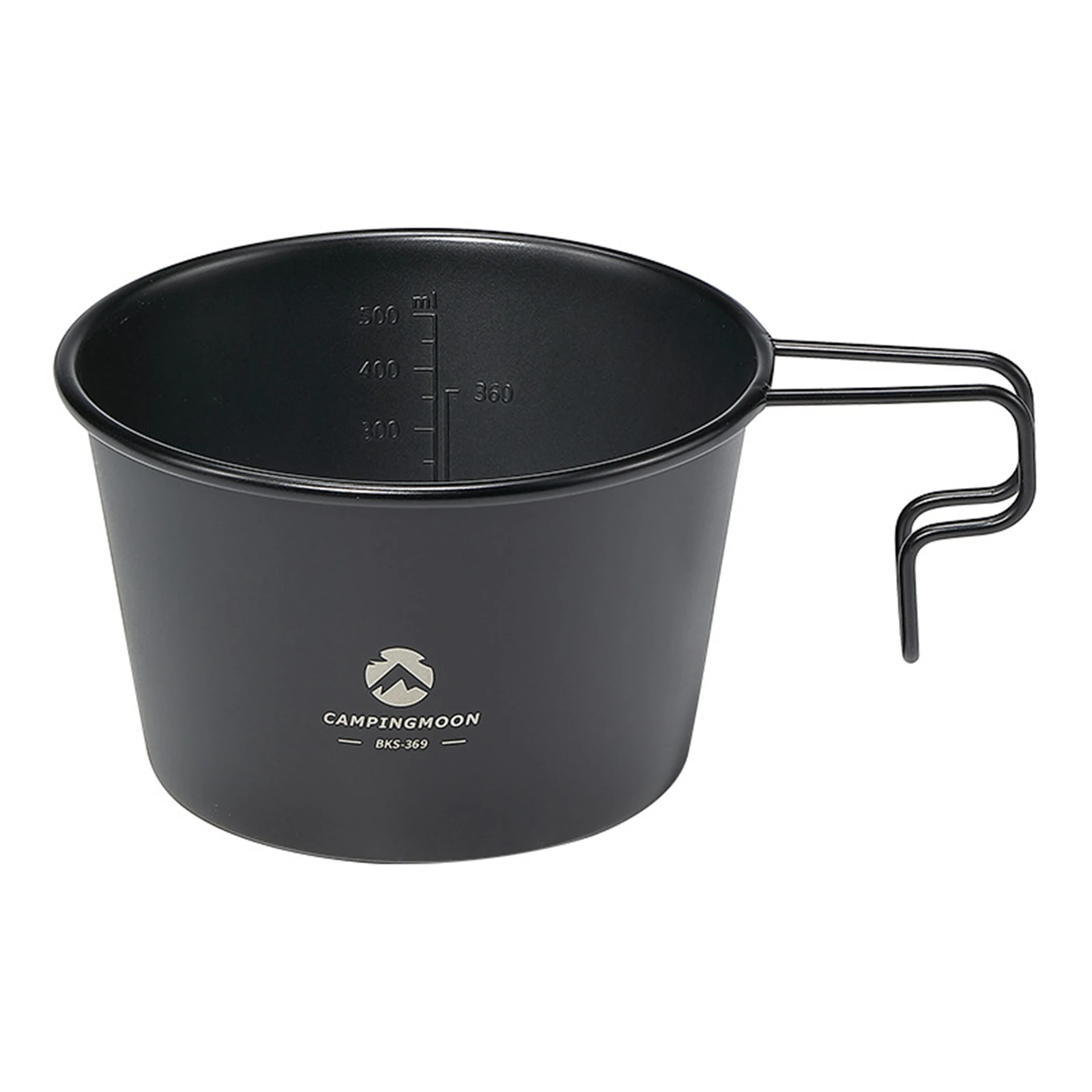 

CAMPINGMOON 600ml Cup Bowl Outdoor Picnic Portable Sierra Tableware Travel 304 Stainless Steel 600ml Black Bowl