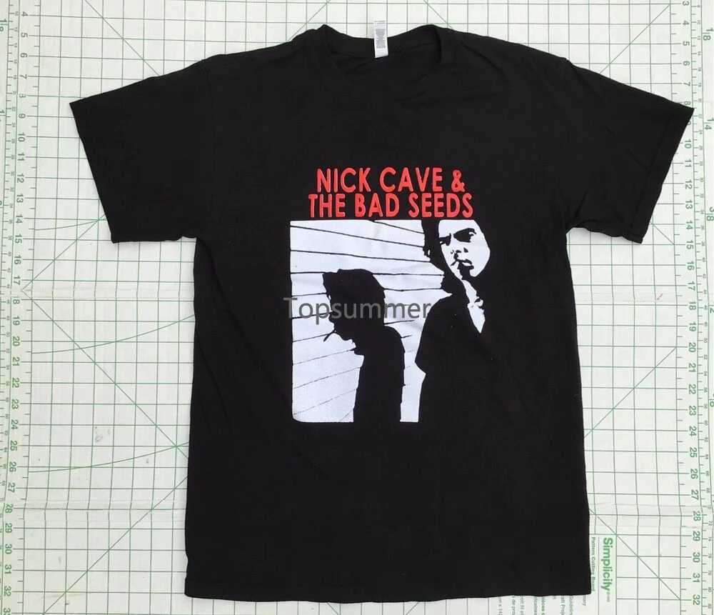 

Nick Cave & The Bad Seeds Rock Band Music Logo T-Shirt Black Mens Size Medium