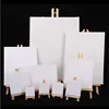 Mini Shelf Natural Wood Tripod Easel Frame Painting Craft Holder Desktop Painting Table Name Card Stand Display Holder Children 2