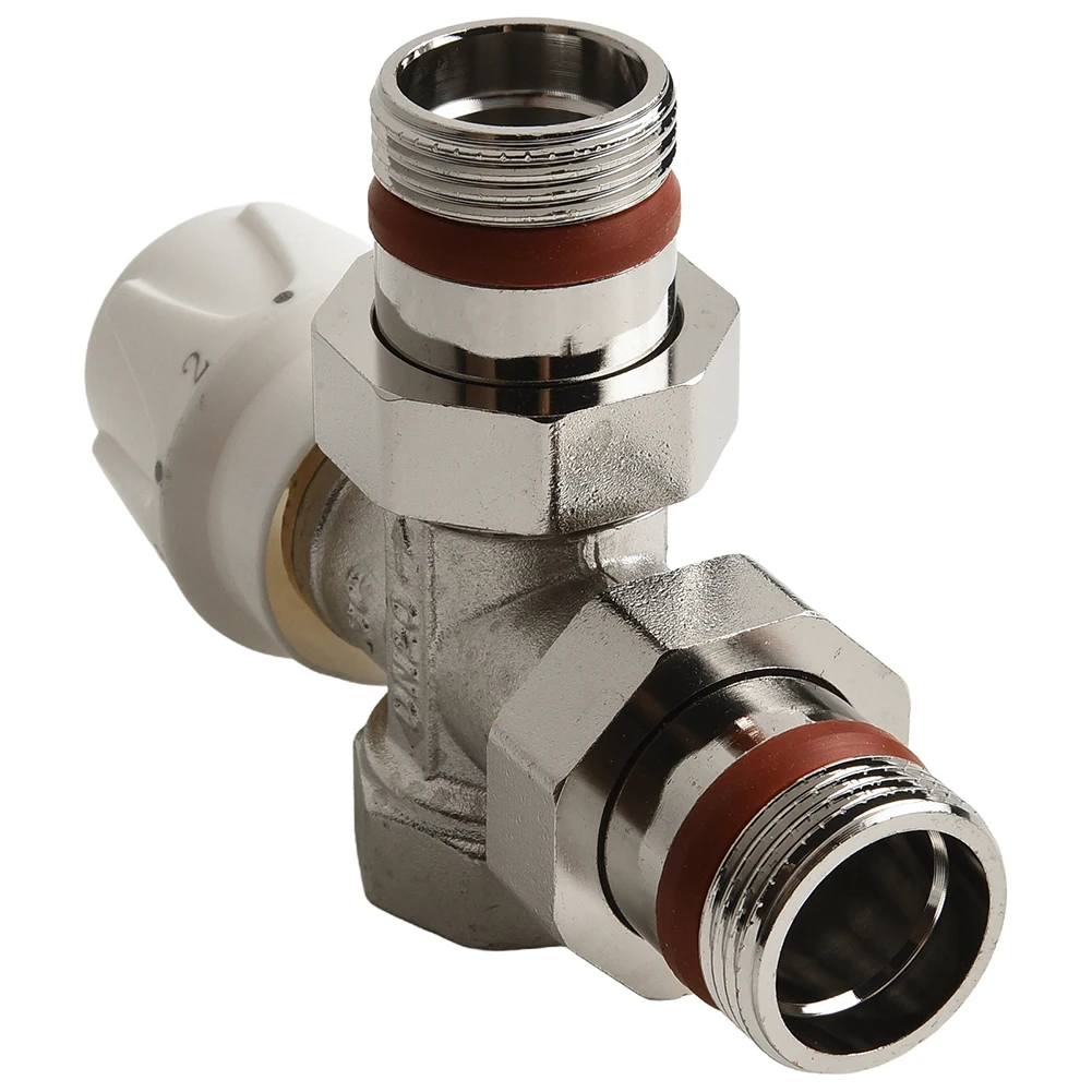 TRV วาล์วหม้อน้ำแบบเทอร์โมสแตติก DN20 วาล์วควบคุมอุณหภูมิหม้อน้ำ 3 ทาง วาล์วควบคุมอุณหภูมิหม้อน้ำ ระบบทำความร้อน 1