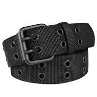 New Men Breathable Nylon Fabric Belt outdoor sport Belt Pin Buckle Trousers Jeans Belt 1