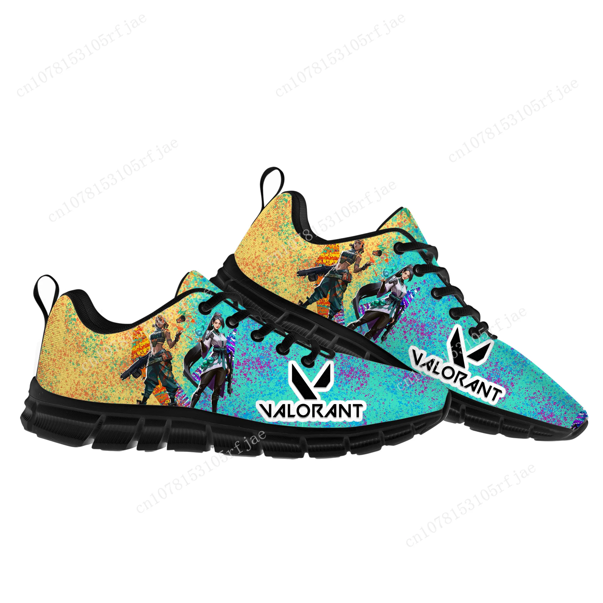 Agent Anime Cartoon Game Valorant Sports Shoes Men Women Teenager Kids Children Sneakers High Quality Sneaker Custom Built Shoes