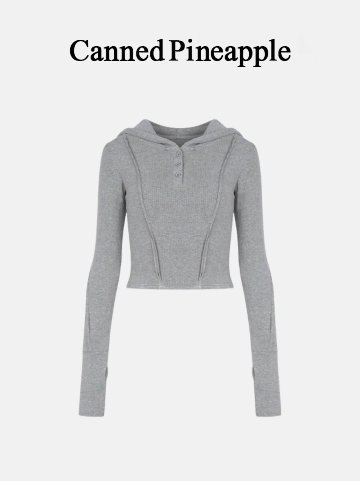 

Дизайн с капюшоном с ощущением нишевой короткой верхней и нижней части