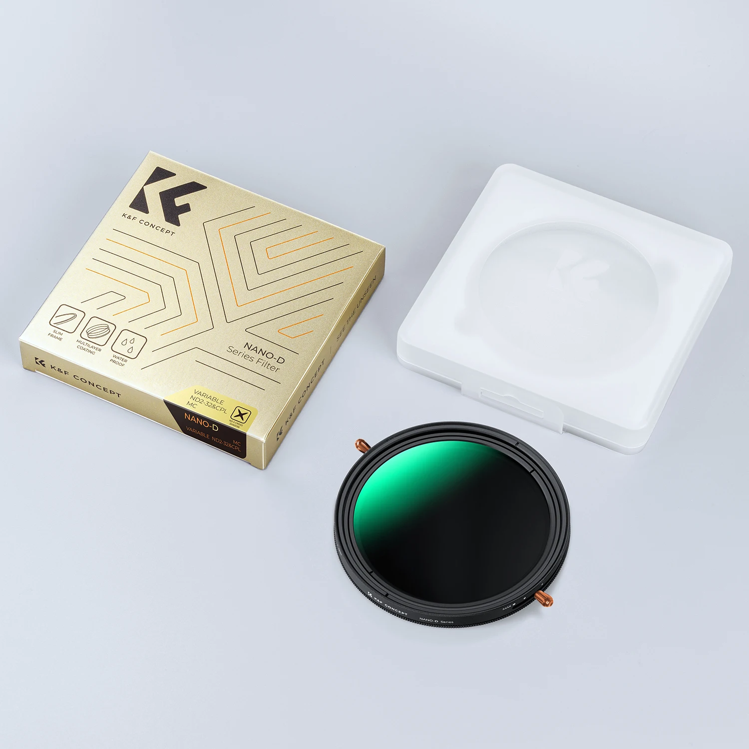 K&F Concept Variable ND2-ND32+CPL Filter 49mm 52mm 58mm