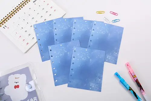 A7 Widening Double Button Transparent PVC Soft Cover Binder Cover Journal Sketchbook Accessories Diary Office Supplies - Image 8
