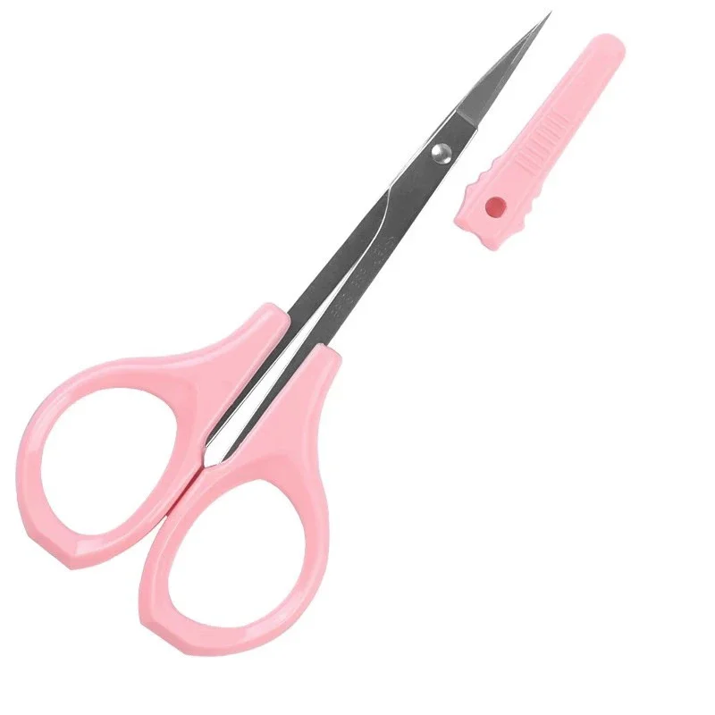 1pcs Nail Scissors Manicure Tool Stainless Steel Makeup Scissors Eyebrow Nose Eyelash Cuticle Trimming Scissors Beauty Tools 6