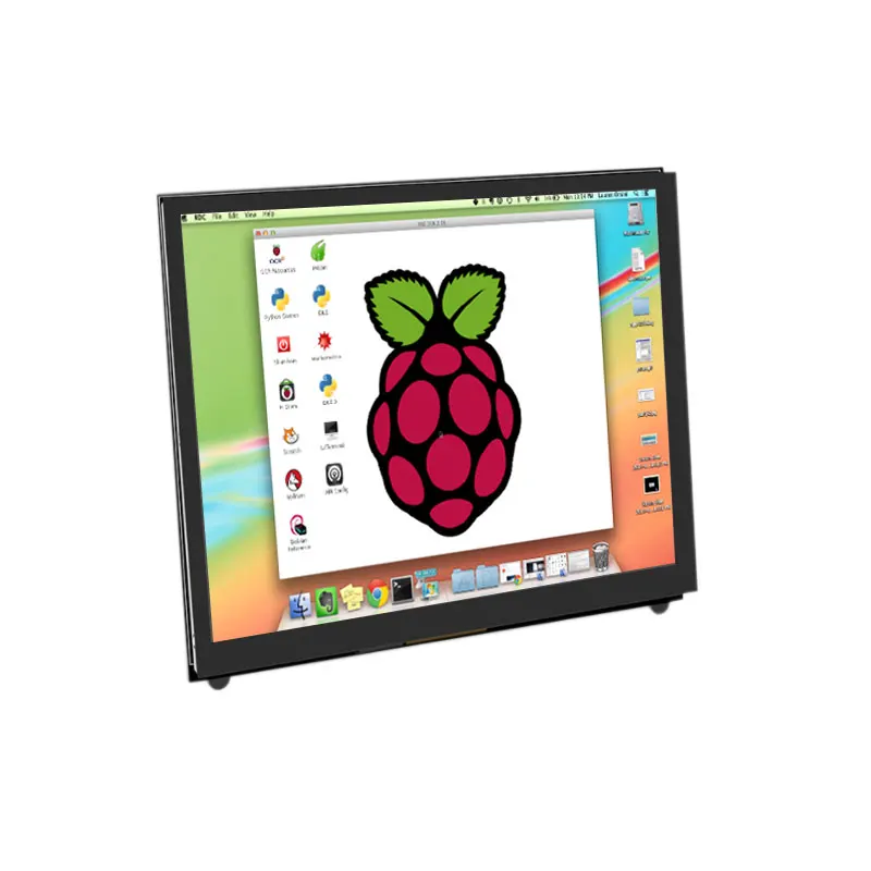 Monitor 8 Inch High-Definition Touch Display Raspberry Pi 4B Display Screen NVIDIA JETSON NANO Expansion PC Secondary Screen elecrow 5 inch touchscreen portable monitor hdmi 800 x 480 capacitive touch screen lcd displays raspberry pi 4 display