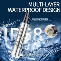 เซ็นเซอร์ระดับน้ำในน้ำใต้น้ำ4 20mA 0-10V เครื่องส่งสัญญาณระดับน้ำของเหลว RS485 0-10เมตรตัวแปลงสัญญาณเซ็นเซอร์ระดับน้ำเป็นของเหลว 3