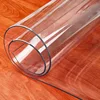Transparent PVC table cloth frosted table top protective cover waterproof kitchen pattern oil table cloth glass soft cloth 1.0mm 6
