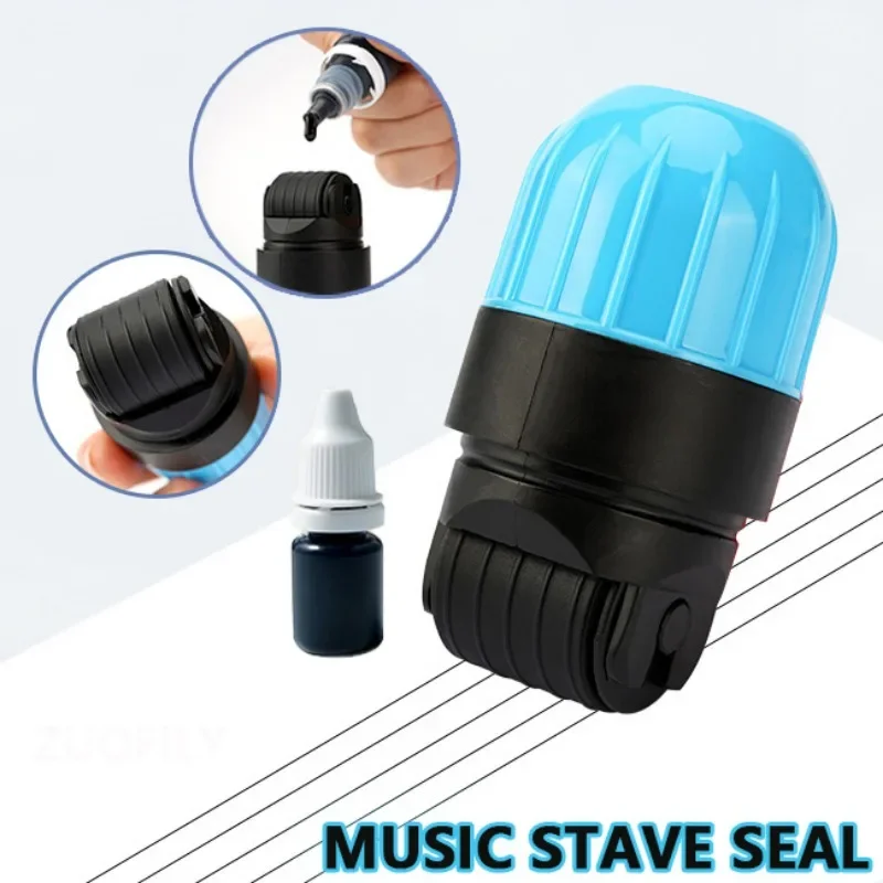 Music Notation Stamp Roller for Music Theory and Teaching