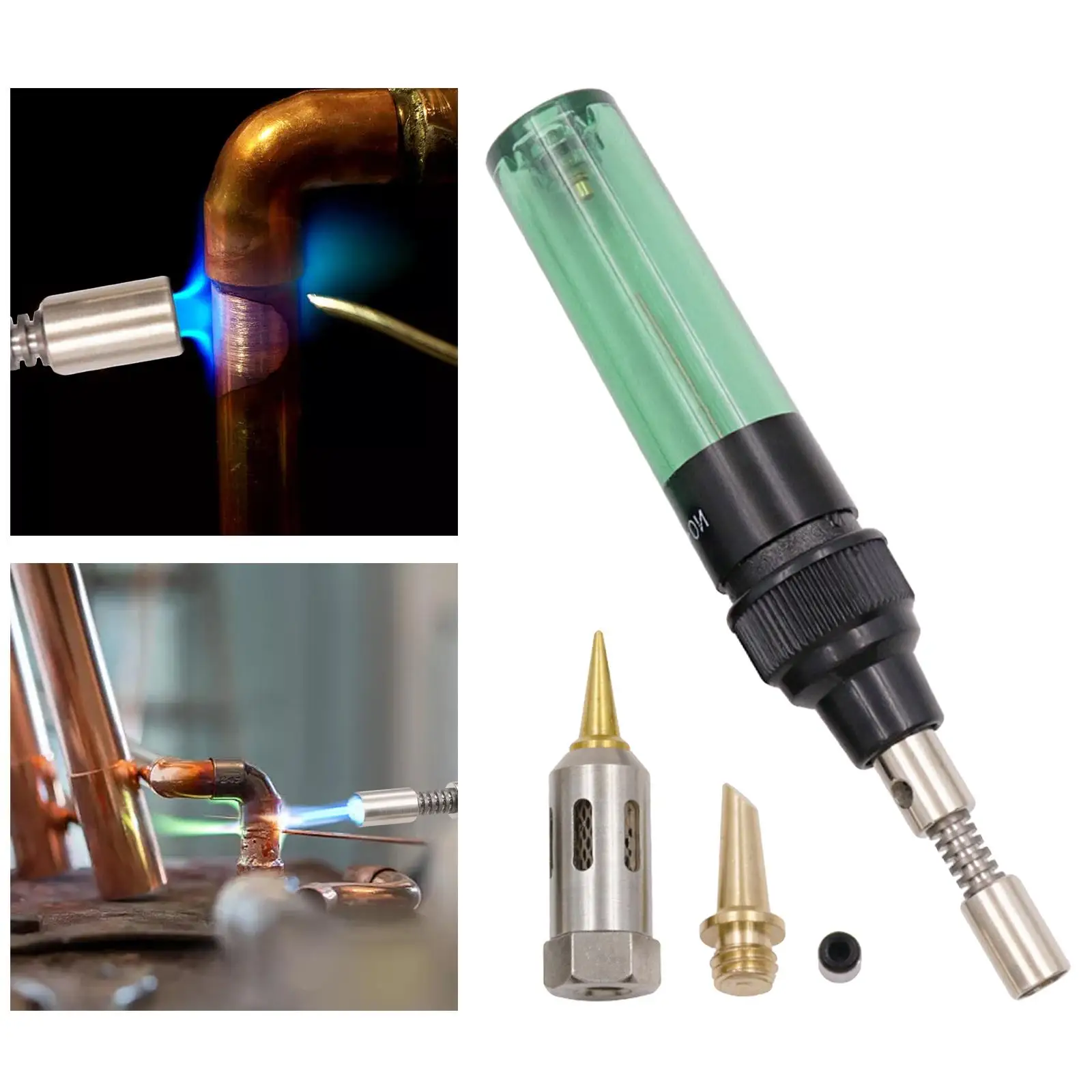 4 in 1 Soldering Iron Kit, High Accuracy Welding Pen Gas Soldering Iron for 3